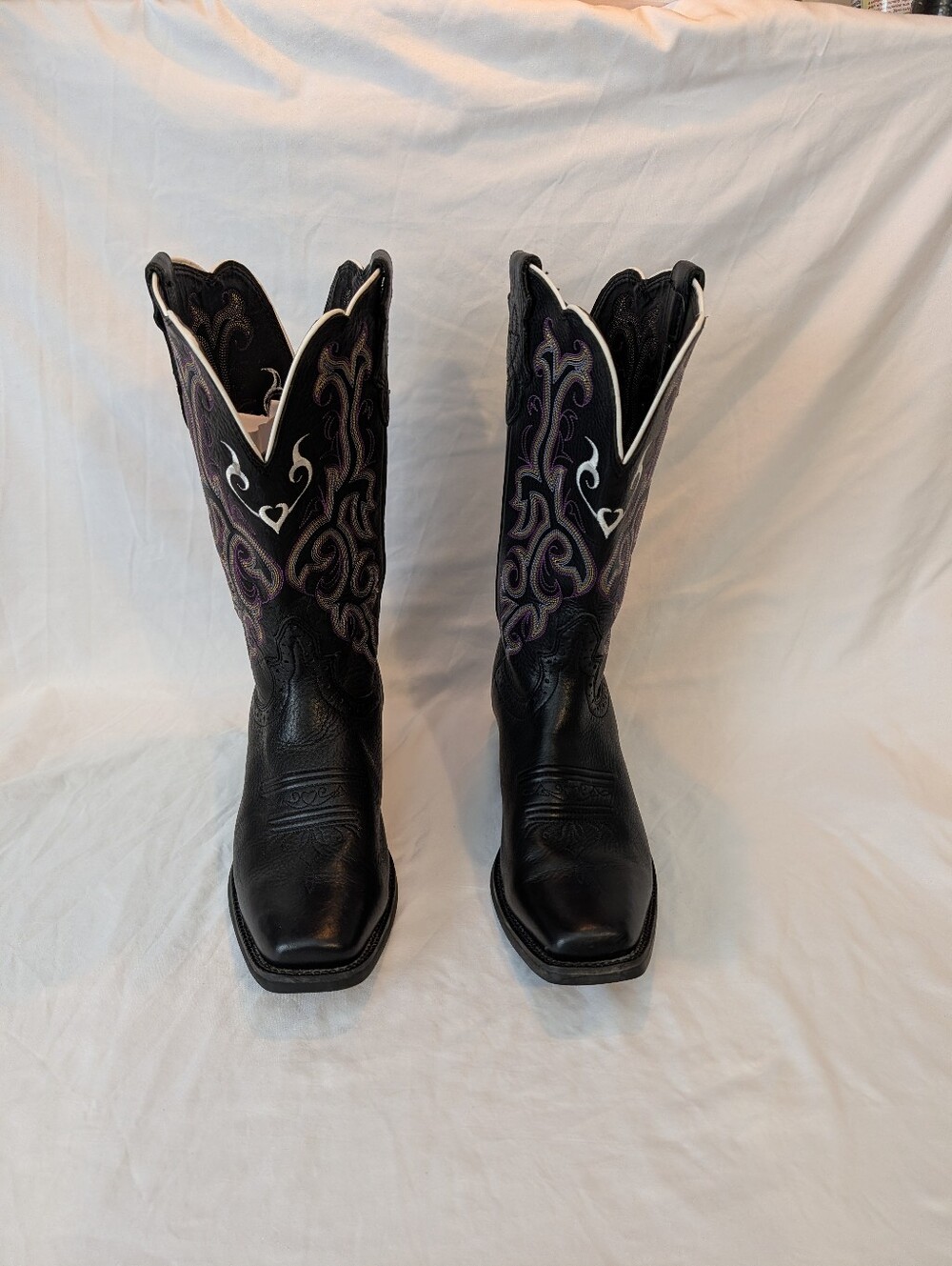 JUSTIN Stampede Collection Style L2554 Womens 9C /Wide Boots - Picture 2 of 9
